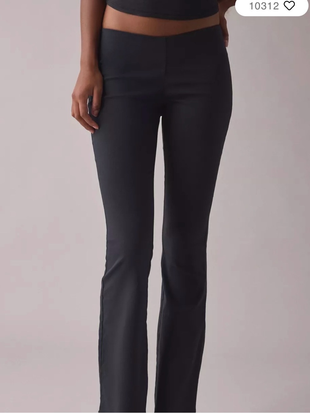 Kimchi Blue Black Boot-Cut Flare Pants